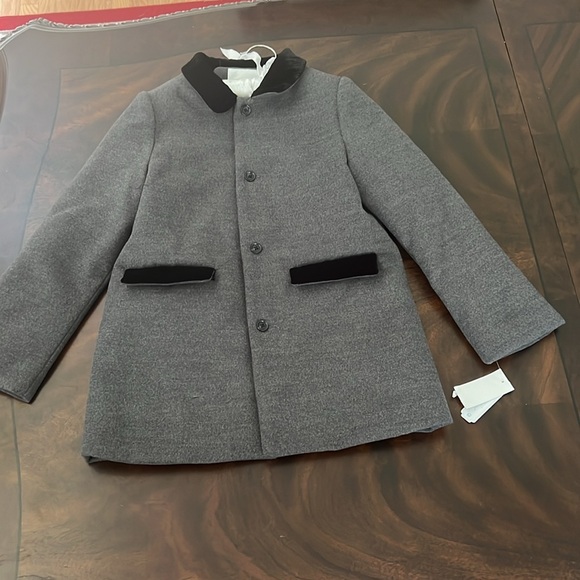 Edgehill Collection Boys Long Sleeve Button Front Dress Coat - Picture 5 of 12